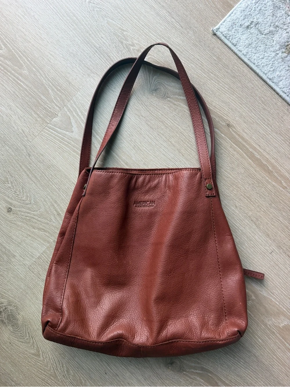 American Leather Co. Brown Shoulder Bag
